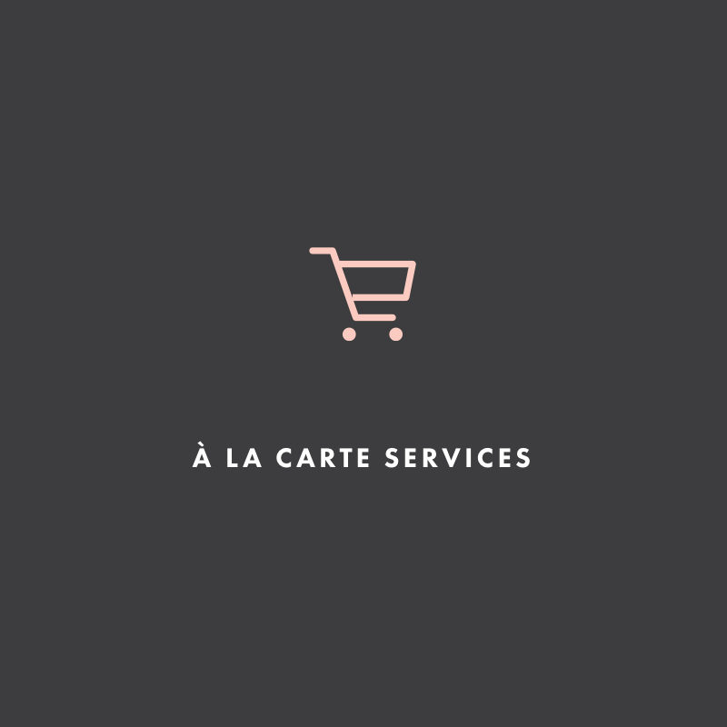 À La Carte Web Design Services