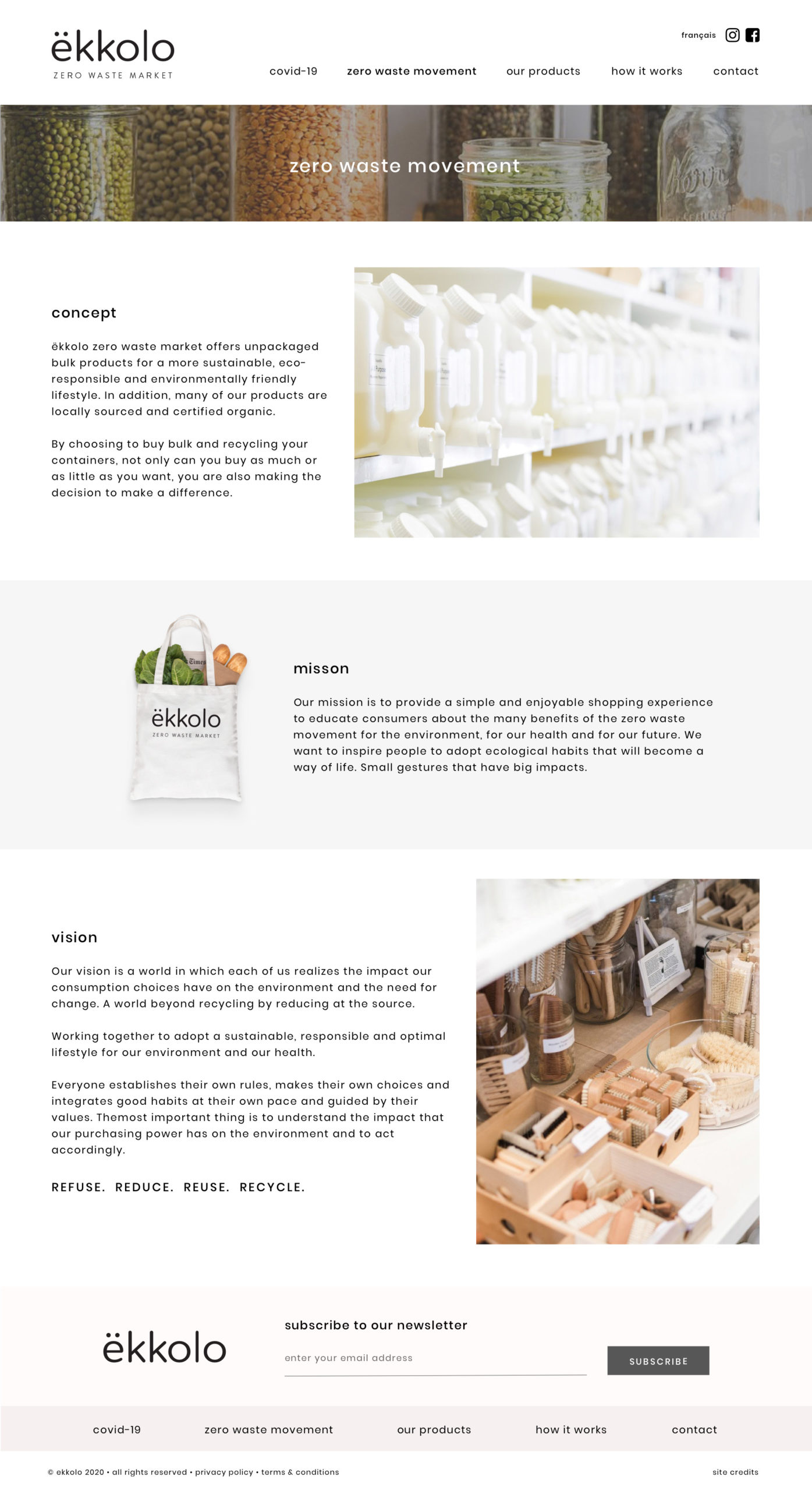 ëkkolo zero waste market • Suska Digital Design Co.