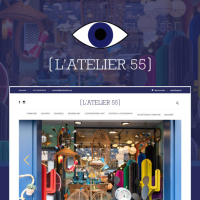 L'Atelier 55 Website Design