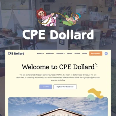 CPE Dollard DDO Website Design